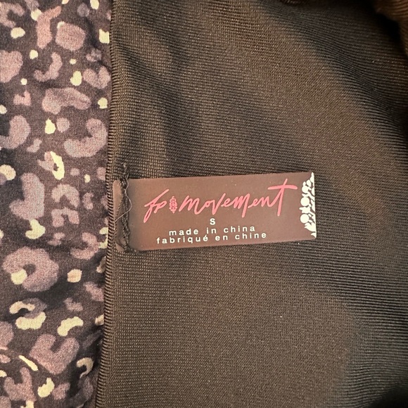 FP Movement by Free People High Waist Black and Gray Shorts - Picture 2 of 4